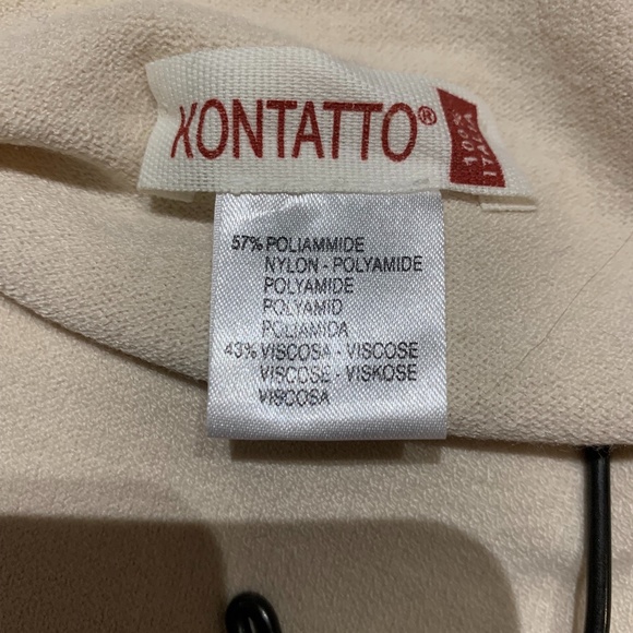 Sleeveless Sweater/Tunic, Made in Italy, Cream, One Size - Picture 4 of 6